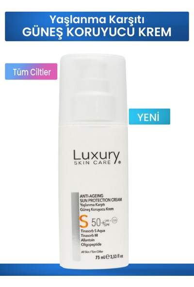 Luxury Skin Care Güneş Koruyucu Krem - Tüm Ciltler 75 mL