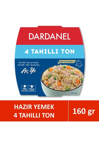 Dardanel Aç Ye Dört Tahıllı Ton Balığı 160 gr