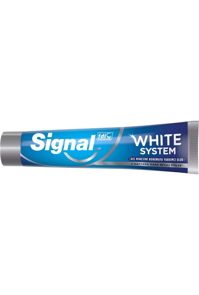 Signal White System Diş Macunu Original 2 Haftada Daha Beyaz Dişler 75 ml