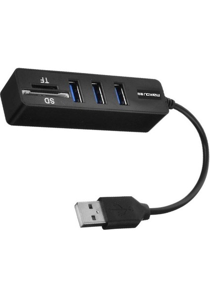 Maikou USB Ayırıcı Yüksek Hızlı USB 3.0 Hub Güvenlik Dijital Kart Tf Okuyucu (Yurt Dışından) fiyatları