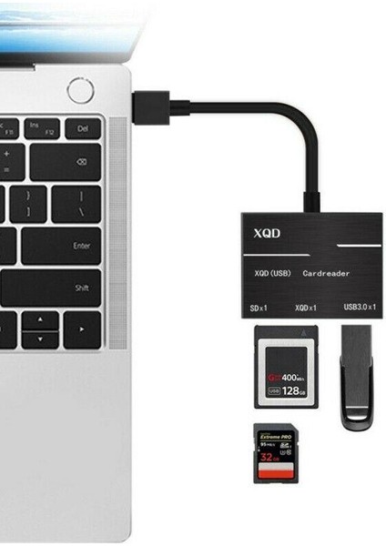 500MB/S Yüksek Hızlı USB 3.0 Xqd Kart Okuyucu Adaptörü Xqd 2.0 Hafıza Kartı (Yurt Dışından)