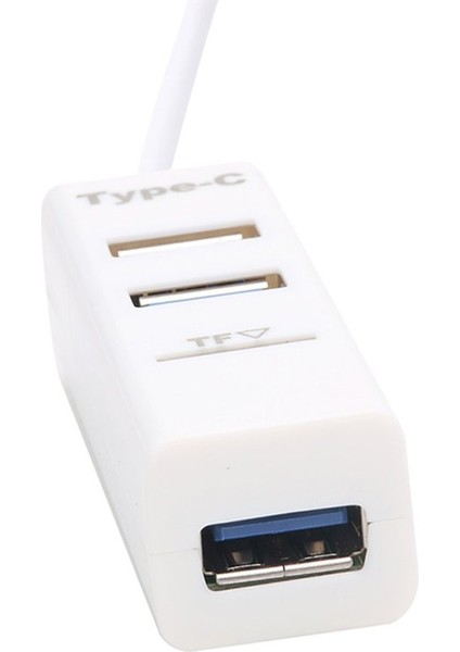 Te 3 Bağlantı Noktalı USB C Hub C Tipi Ayırıcı, Dizüstü Bilgisayar Aksesuarları İçin Tf Kart Okuyuculu (Yurt Dışından) modelleri