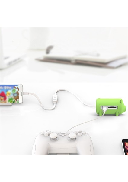 Lüks Orıco Küçük Domuz Yüksek Hızlı USB 3.0 Otg Hub Adaptörü Sd Tf Kart Okuyucu Macbook Laptop İçin Yeşil (Yurt Dışından)