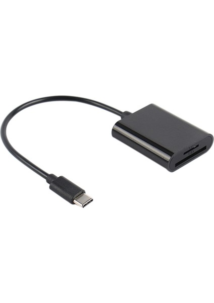 USB Tip C Kart Okuyucu, USB 3.0 2'si 1 Arada Kart Okuyucu Çalışma Sd Kartı / Mikro Sd Kart / MacBook Pro İçin Tf Kartı Samsung Galaxy S9 S8 Not 9/8 Lg G5 (Yurt Dışından)