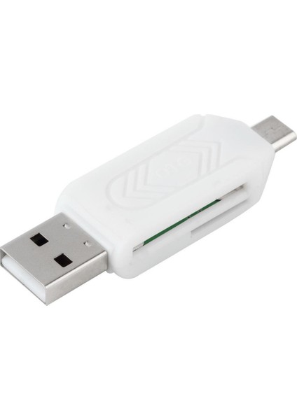 Cep Telefonu Pc İçin Siyah Abs Güvenilir Mikro USB Otg Tf T - Flash Kart Okuyucu (Yurt Dışından)