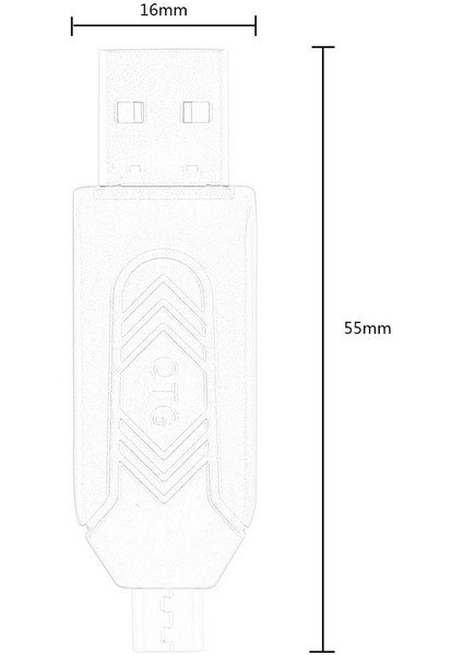Cep Telefonu Pc İçin Siyah Abs Güvenilir Mikro USB Otg Tf T - Flash Kart Okuyucu (Yurt Dışından)
