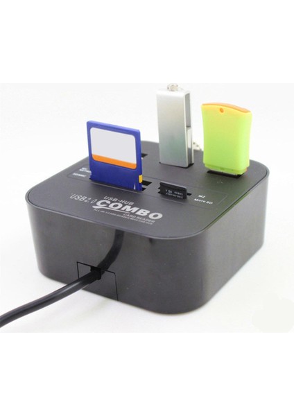 USB Kart Okuyucu USB 3.0 Hub ve Kart Okuyucu USB 3.0 Hepsi Bir Arada Kart Okuyucu Şarjı (Yurt Dışından)