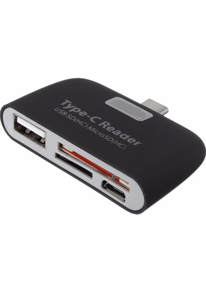 C - 201 USB 3.1 Tip C Erkek Tousb 2.0 Tf Sd Otg Dişi Adaptör Kart Okuyucu (Yurt Dışından)