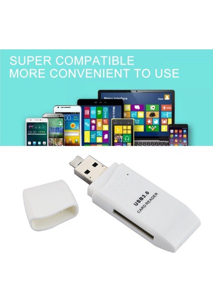 Ef USB 3.0 Kart Okuyucu Bellek Çoklu 2'si 1 Arada Otg Bilgisayar İçin (Yurt Dışından) fiyatları