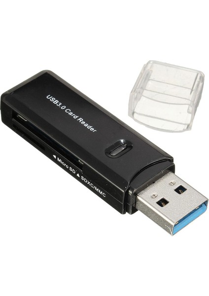 Dijital Pc Bilgisayar İçin USB 3.0 Yüksek Hızlı Mikro Hafıza Kartı Okuyucu Adaptörü (Yurt Dışından)