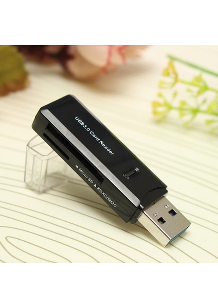 Dijital Pc Bilgisayar İçin USB 3.0 Yüksek Hızlı Mikro Hafıza Kartı Okuyucu Adaptörü (Yurt Dışından)