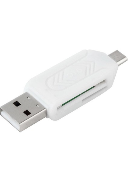 Cep Telefonu Pc İçin Siyah Abs Güvenilir Mikro USB Otg Tf T - Flash Kart Okuyucu (Yurt Dışından)