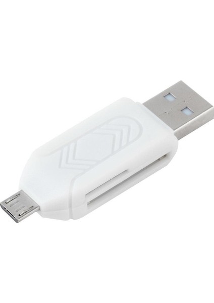 Cep Telefonu Pc İçin Siyah Abs Güvenilir Mikro USB Otg Tf T - Flash Kart Okuyucu (Yurt Dışından)