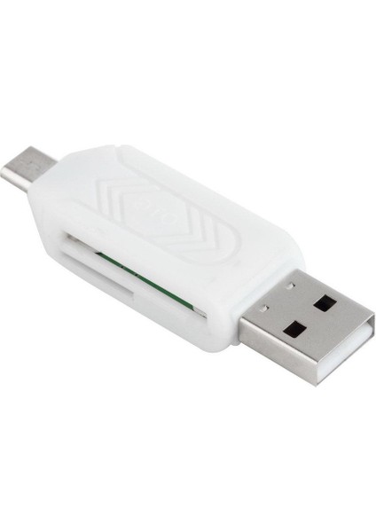 Cep Telefonu Pc İçin Siyah Abs Güvenilir Mikro USB Otg Tf T - Flash Kart Okuyucu (Yurt Dışından)