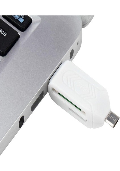 Cep Telefonu Pc İçin Siyah Abs Güvenilir Mikro USB Otg Tf T - Flash Kart Okuyucu (Yurt Dışından)