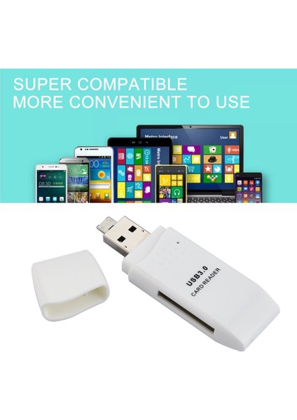 Bs USB 3.0 Kart Okuyucu Bellek Çoklu 2 In 1 Otg Telefon Kartı Okuyucu Bilgisayar İçin (Yurt Dışından) fırsatları