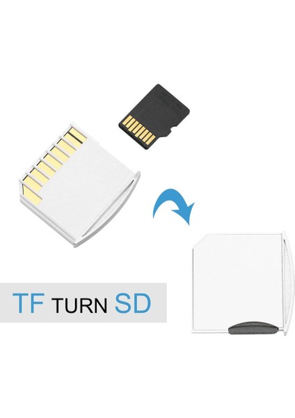 MacBook Pro Air İçin Güvenli Dijital Bellek Adaptörü İçin Ef Mini Boyutlu Tf Kartı (Yurt Dışından)