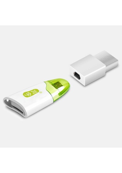Kawau 2 1 Mikro USB Otg USB 2.0 Adaptörü Tf Kart Hafıza Kartı Okuyucu Xiaomi Telefon İçin - Pembe - Yeşil (Yurt Dışından) fiyatları