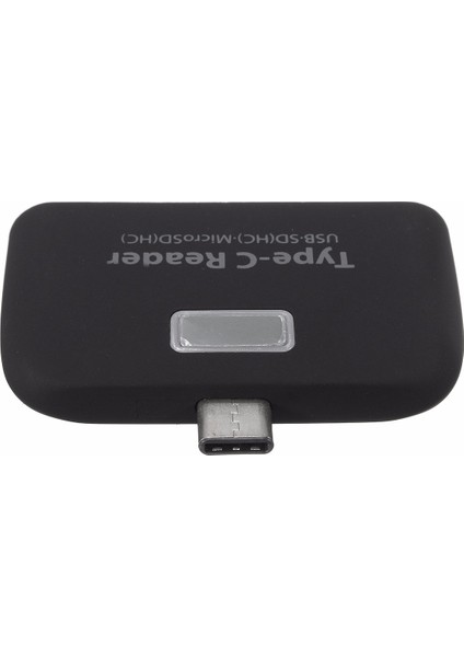 Lüks 3IN1TYPE C USB - C USB 2.0 Tf Mikro Sd Otg Kart Okuyucu Macbook Telefon Tablet Siyah (Yurt Dışından)