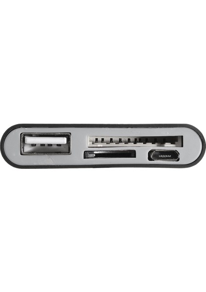 Lüks 3IN1TYPE C USB - C USB 2.0 Tf Mikro Sd Otg Kart Okuyucu Macbook Telefon Tablet Siyah (Yurt Dışından)
