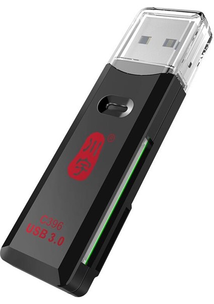 Kawau C396 Duo USB 3.0 Sd Tf Mikro Sd Kart Okuyucu Desteği Eşzamanlı Okuma (Yurt Dışından)