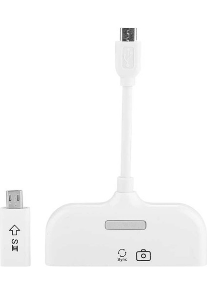 Yeni 5in1 Mikro USB - HDMI Hdtv Adaptörü + Otg Sd Kart Okuyucu Bağlantı Kiti (Yurt Dışından)
