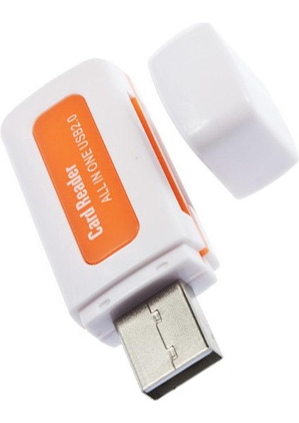 Bs Protable USB 2.0 4'ü 1 Arada Bellek Çoklu Kart Okuyucu Tf T - Flash M2 Kartı İçin (Yurt Dışından)