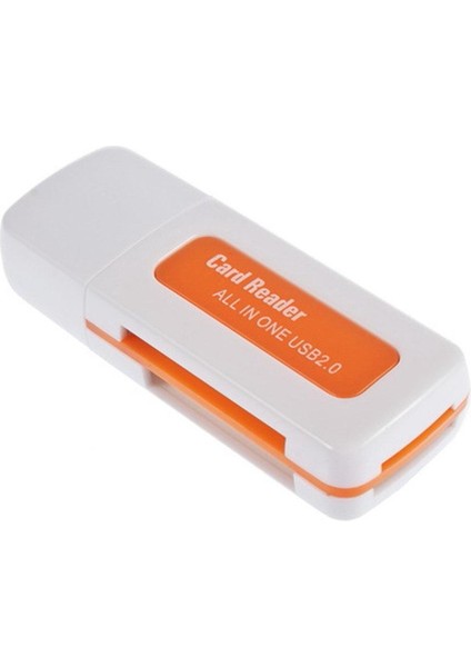 Bs Protable USB 2.0 4'ü 1 Arada Bellek Çoklu Kart Okuyucu Tf T - Flash M2 Kartı İçin (Yurt Dışından)