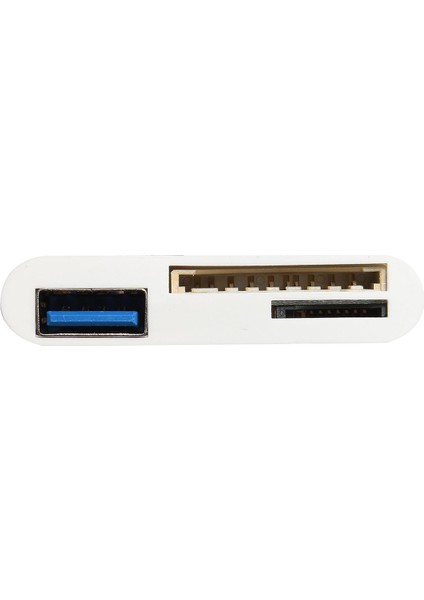 USB Hafıza Kartı İçin 3ın1 Tc Yüksek Hızlı Hafıza Kartı Otg Okuyucu Adaptörü (Yurt Dışından)