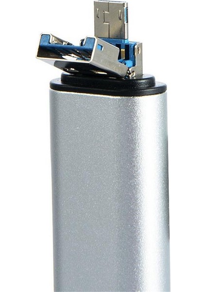5 - N - 1 Cep Telefonu Adaptörü Tip C / USB / Mcro - USB Sd Tf Hafıza Kartı Okuyucu, USB Dişi Arayüzlü Bilgisayar Supples Slver (Yurt Dışından)