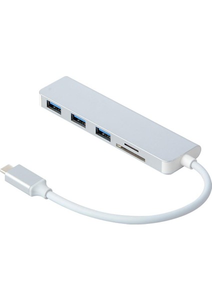 Tipi USB 3.0 - 3xusb 3.0 5in1 Hub Adaptörü Bilgisayar İçin Sd Tf Kart Okuyucu (Yurt Dışından)