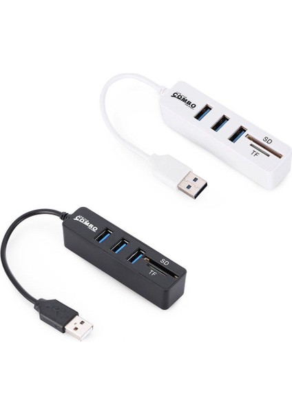 Ef USB 2.0 Hub Konektörü, Tf Kart Bağlantı Noktalarını Destekler Adaptör Genişletici Okuyucu (Yurt Dışından) modelleri
