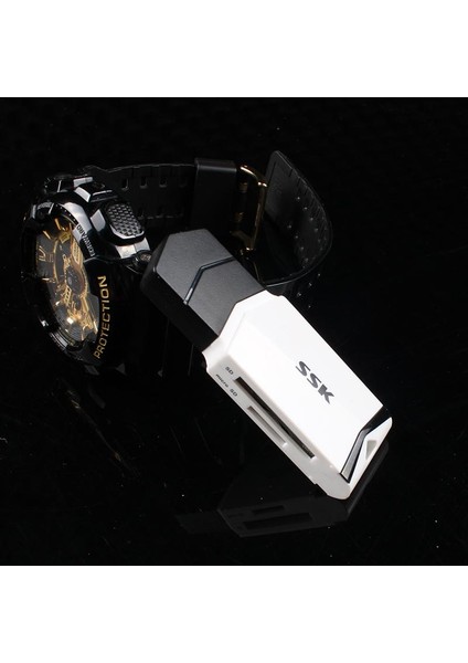 Ssk SCRM601 2'si 1 Arada Yüksek Hızlı USB 3.0 Sd / Tf Kart Okuyucu (Yurt Dışından)