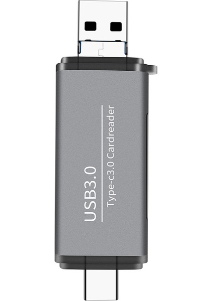 Taşınabilir Otg Çok Fonksiyonlu Kart Okuyucu Micro - USB 3.0 Type - C Tf Sd Kart Adaptörü (Yurt Dışından)