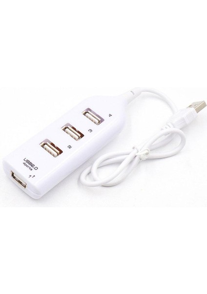 Fu 4 - USB Bağlantı Noktası U Disk Kart Okuyucu Bilgisayar Dizüstü Bilgisayarı İçin Yüksek Hızlı Hub Ayırıcı (Yurt Dışından)