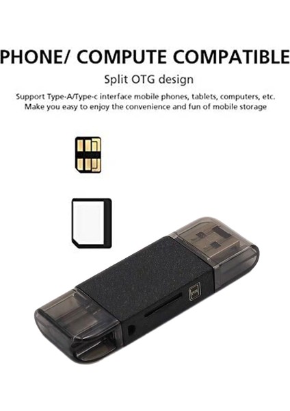 Huawei Nm Nano Card İçin 2ın1 USB 3 0 Tip C Micro Sd Tf Hafıza Kartı Okuyucu (Yurt Dışından)