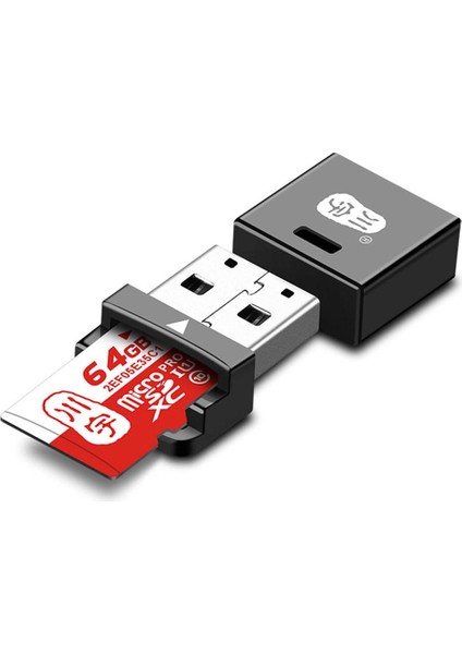 Kawau C292 Mikro Sd Kart Okuyucu USB 2.0 Mini Adaptör, Tf Kart Yuvası Maksimum Destek 128GB (Yurt Dışından)