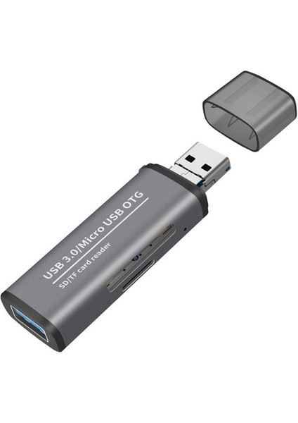 2ın1 USB 3.0 Kart Okuyucu Sd Tf Kart USB Mikro - Arayüz Hafıza Kartı Bilgisayar Telefonu İçin Anlık Okuma Adaptörü (Yurt Dışından)