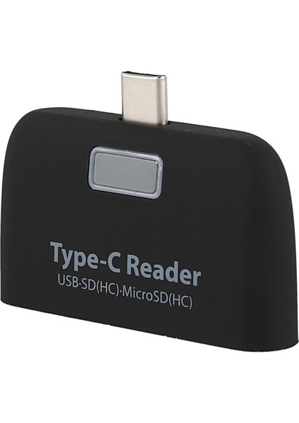 4'ü 1 Arada Otg/tf/sd Akıllı Kart Okuyucu Adaptörü, Telefon İçin Mikro USB Şarj Bağlantı Noktalı, Siyah (Yurt Dışından)