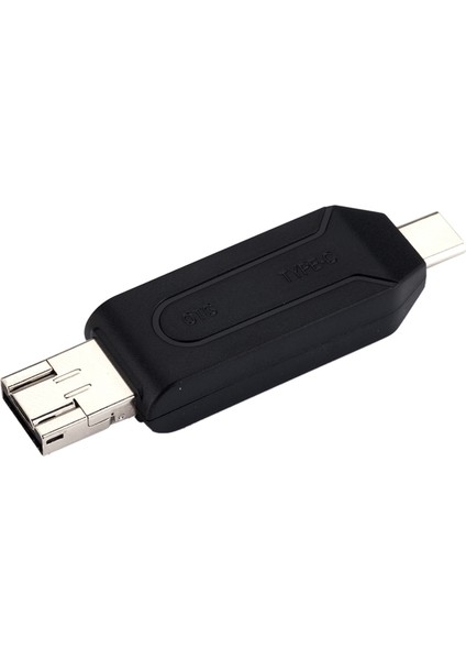 Mini 5'i 1 Arada Kart Okuyucu Çok Işlevli Type - C USB C/usb A/micro - USB Tf/otg USB 2.0, Samsung Macbook İçin (Yurt Dışından)