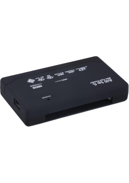 Xd Mmc Ms Cf Tf Mini M2 İçin Sıcak Siyah Harici USB 2.0 Çoklu Kart Okuyucu (Yurt Dışından)