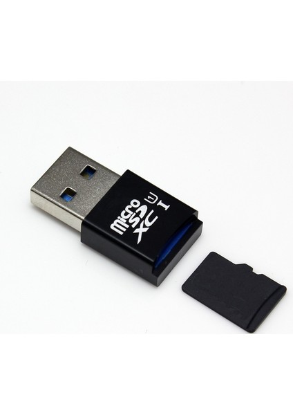 Mını 5gbps Süper Hızlı USB 3.0 Micro Sd/Sdxc Tf Kart Okuyucu Adaptörü (Yurt Dışından)