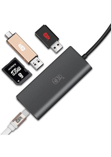 Kamera Parçaları Kawau H330 5 - In - 1 Type - C - 2 - Port USB 3.0 Pd3.0 Otg Hub Sd Tf Kart Okuyucu (Yurt Dışından)