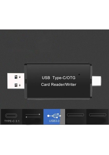 USB 3 0 Sd Kart Okuyucu Yüksek Hızlı Otg Sd Tf Kart Okuyucu Tip C Android Bilgisayar İçin Hafıza Kartı İçin Çok Fonksiyonlu (Yurt Dışından)