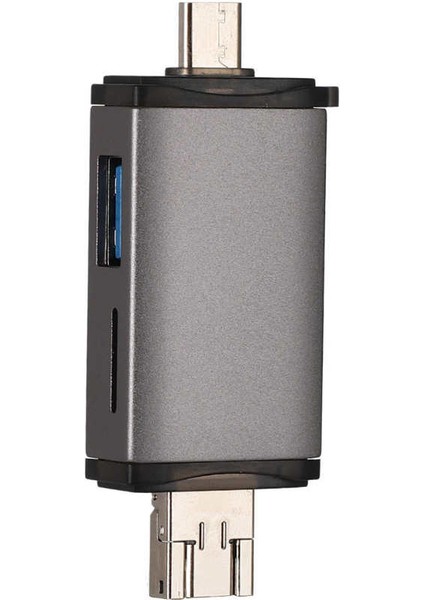 Kart Okuyucu Type - C/usb /microusb Çıkışı Tf Kartı/bellek Kartı(Hc)/mmc İçin Çok Işlevli (Yurt Dışından)