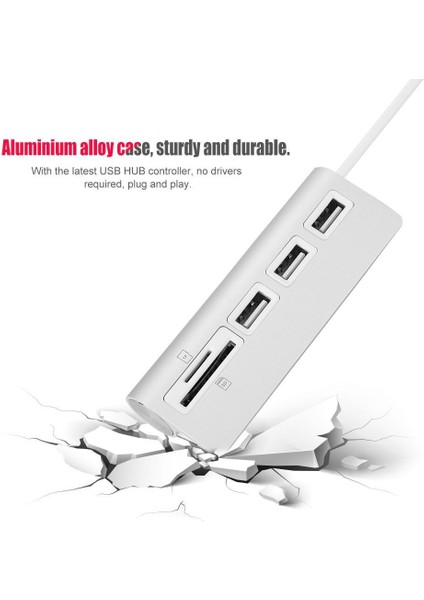 Windows 98SE/ME/2000/XP İçin USB 2.0 Hub Çok Bağlantı Noktalı Yüksek Hızlı Splitter Sd/Tf Kart Okuyucu (Yurt Dışından) modelleri