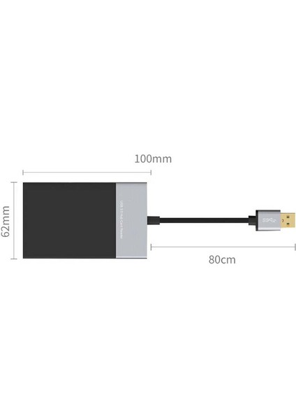 6 In1 USB Hub Adaptörü Sd Kart Okuyucu USB 3.0 - Xqd/cf/Sd/Tf Çok Işlevli U Flash Disk Sürücüsü Pc Kitabı İçin Okuyun (Yurt Dışından)