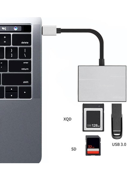 Xqd USB - C Kart Okuyucu İçin Taşınabilir USB 3.0 Yeşil Led'li 500MBS Hafıza Kartı Okuyucu (Yurt Dışından) fırsatları