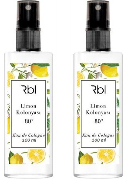 Limon Kolonyası 100ml 2li Set