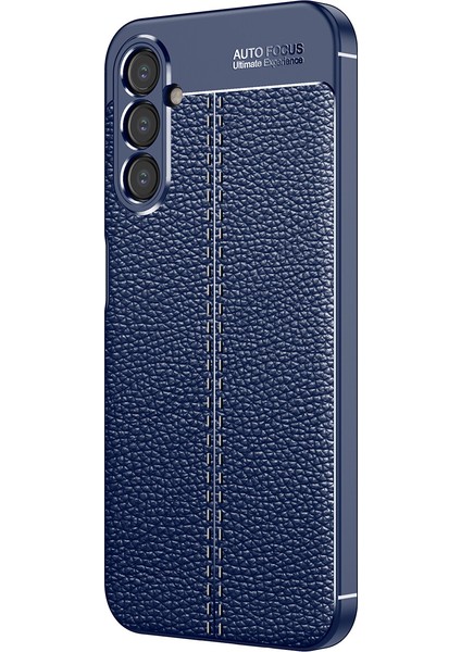 Samsung Galaxy A14 Kılıf Deri Desenli Lux Niss Silikon